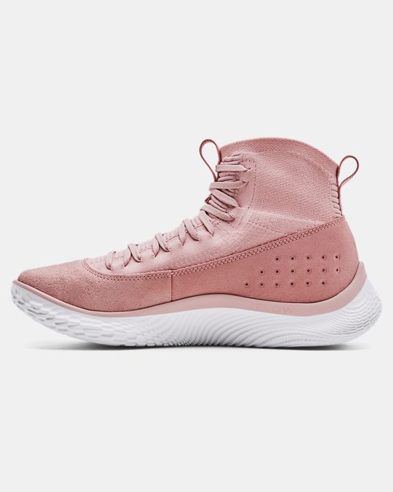 Unisex Curry 4 FloTro Basketball Shoes, Pink, pdpMainDesktop image number 1